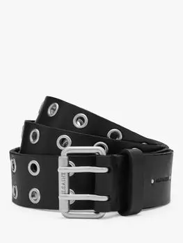 Кожаный ремень AllSaints Sturge, черный