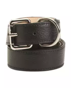 Кожаный ремень Angie Made In Italy Persaman New York, черный