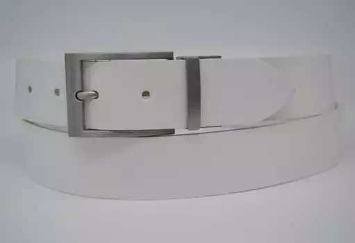 Кожаный ремень AnnaMatoni, белый