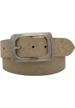 Кожаный ремень AnnaMatoni, бежевый