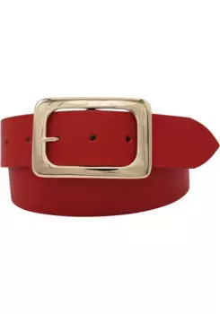 Кожаный ремень AnnaMatoni из мягкой кожи наппа, красный