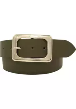 Кожаный ремень AnnaMatoni из мягкой кожи наппа, зеленый