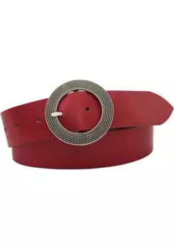 Кожаный ремень AnnaMatoni, красный