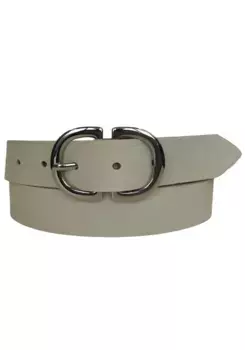 Кожаный ремень AnnaMatoni, кремовый