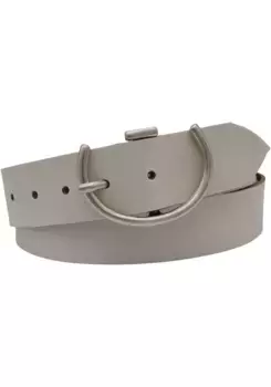 Кожаный ремень AnnaMatoni, пряжка в легком винтажном стиле, белый