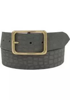 Кожаный ремень AnnaMatoni, серый