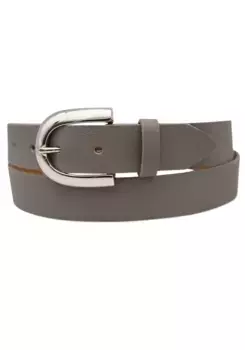 Кожаный ремень AnnaMatoni, серый