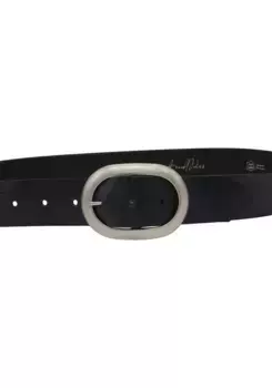 Кожаный ремень AnnaMatoni, застежка в стиле б/у, цвет морской волны