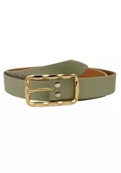 Кожаный ремень AnnaMatoni, зеленый