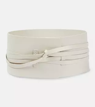 Кожаный ремень эноки Altuzarra, белый