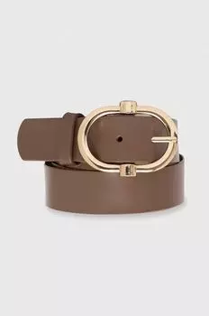 Кожаный ремень Answear Lab, бежевый