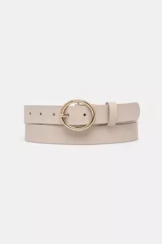Кожаный ремень Answear.Lab, бежевый