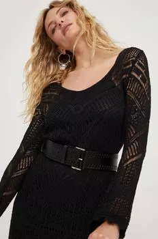 Кожаный ремень Answear Lab, черный