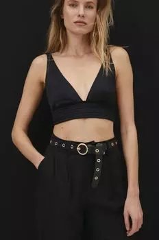 Кожаный ремень Answear Lab, черный