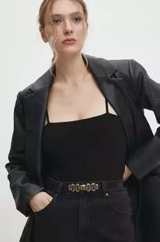 Кожаный ремень Answear Lab, черный