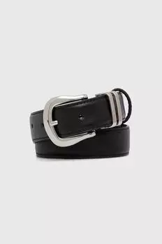 Кожаный ремень Answear Lab, черный