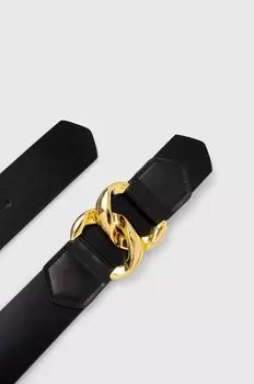 Кожаный ремень Answear Lab, черный