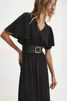 Кожаный ремень Answear Lab, черный