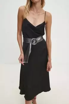 Кожаный ремень Answear Lab, серый