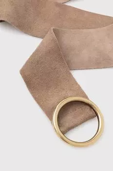 Кожаный ремень Answear Lab, серый