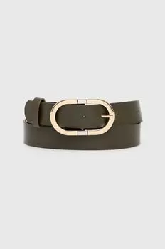 Кожаный ремень Answear Lab, зеленый