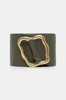 Кожаный ремень Answear.Lab, зеленый