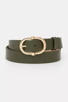 Кожаный ремень Answear.Lab, зеленый