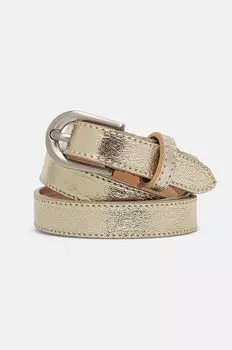Кожаный ремень Answear Lab, золотой
