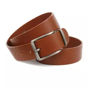 Кожаный ремень Anthoni Crown, цельнокожаный джинсовый ремень, цвет Cognac