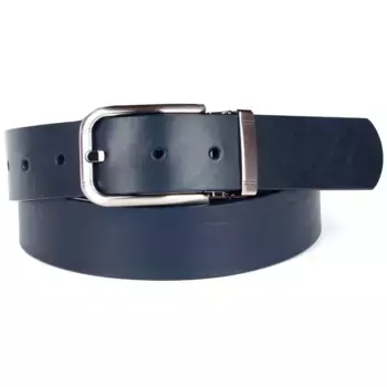 Кожаный ремень Anthoni Crown, цельнокожаный ремень шириной 3,5 см, синий