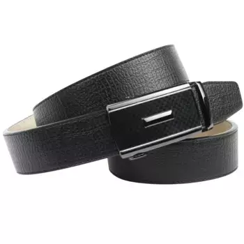 Кожаный ремень Anthoni Crown с автоматической застежкой, черный