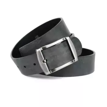 Кожаный ремень Anthoni Crown с классической пряжкой, черный