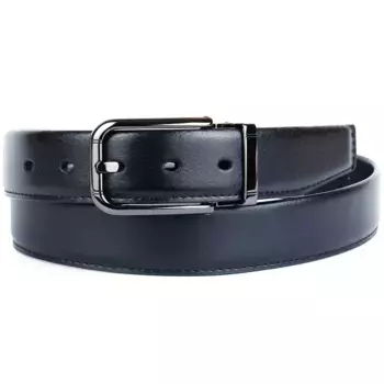 Кожаный ремень Anthoni Crown с тиснением оленя, черный