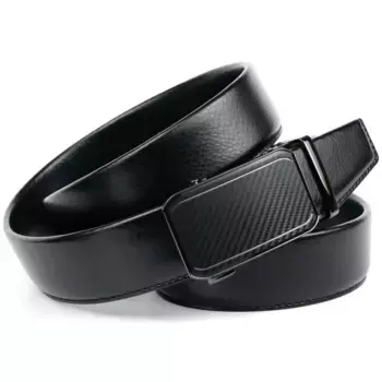 Кожаный ремень Anthoni Crown, выполненный из высококачественной гладкой кожи, черный