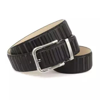 Кожаный ремень Anthony Crown Anthoni Crown, черный