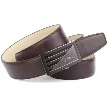 Кожаный ремень Anthony Crown Anthoni Crown, красный