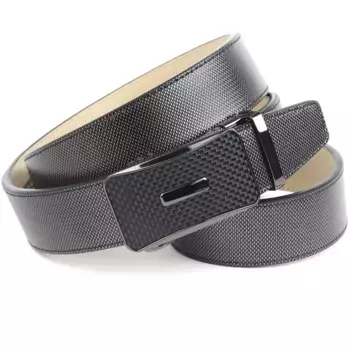 Кожаный ремень Anthony Crown Anthoni Crown, серый