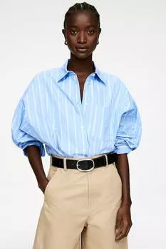 Кожаный ремень Arket, черный