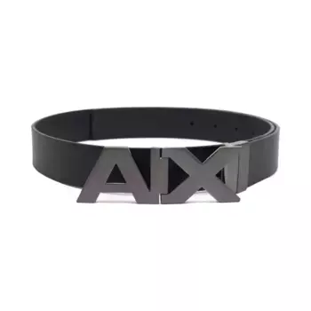 Кожаный ремень Armani Exchange, черный