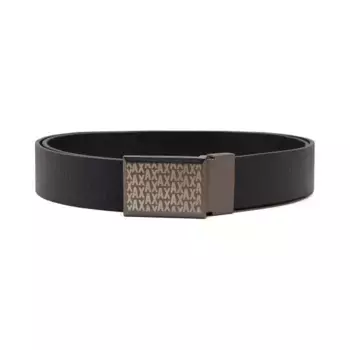 Кожаный ремень Armani Exchange, черный