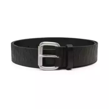 Кожаный ремень Armani Exchange, черный