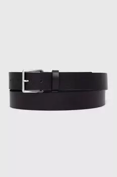 Кожаный ремень Armani Exchange, черный