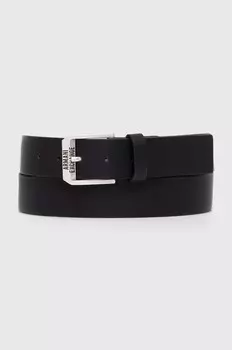 Кожаный ремень Armani Exchange, черный