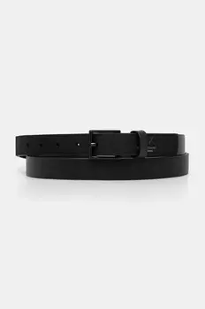Кожаный ремень Armani Exchange, черный
