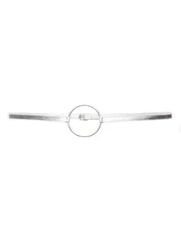 Кожаный ремень Aro Gimaguas, серебряный