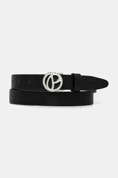 Кожаный ремень ATHEMOND BELT Pepe Jeans, черный