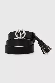 Кожаный ремень ATHENAS BELT Pepe Jeans, черный