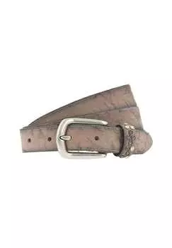 Кожаный ремень B.Belt, бежевый