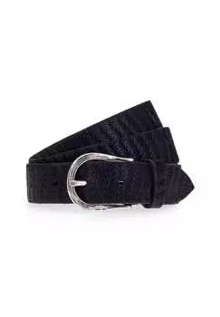 Кожаный ремень B.Belt, синий