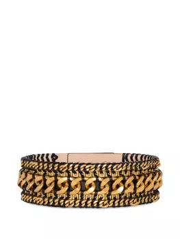 Кожаный ремень Balmain, черный